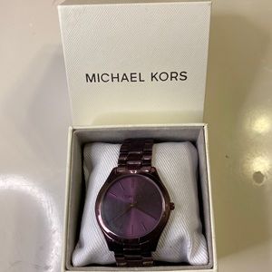Michael Kors purple watch